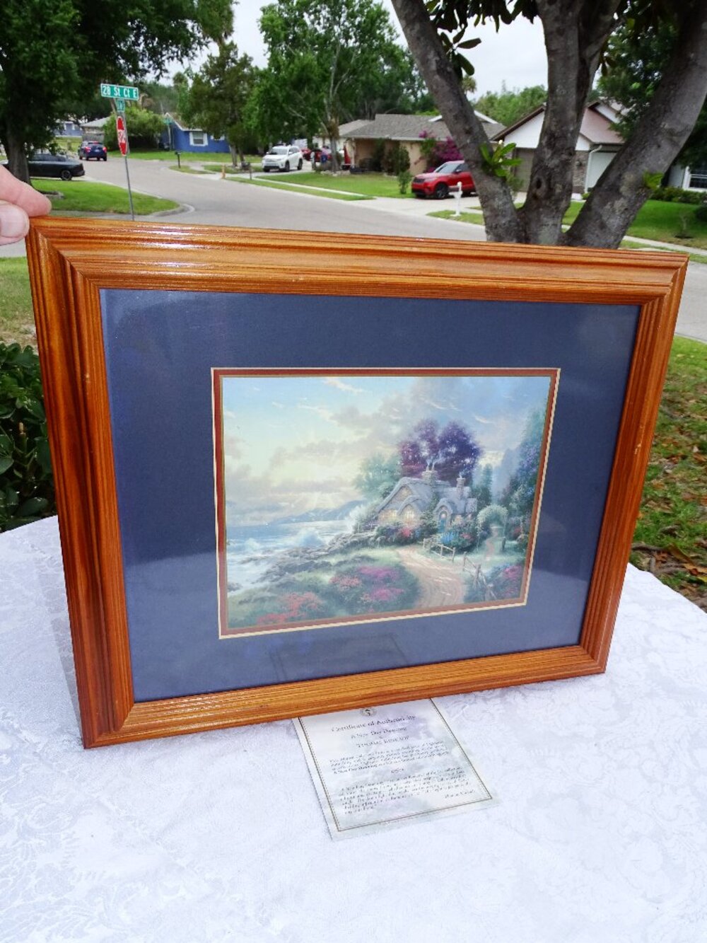Thomas Kinkade A New Day Dawning Lithograph 2001